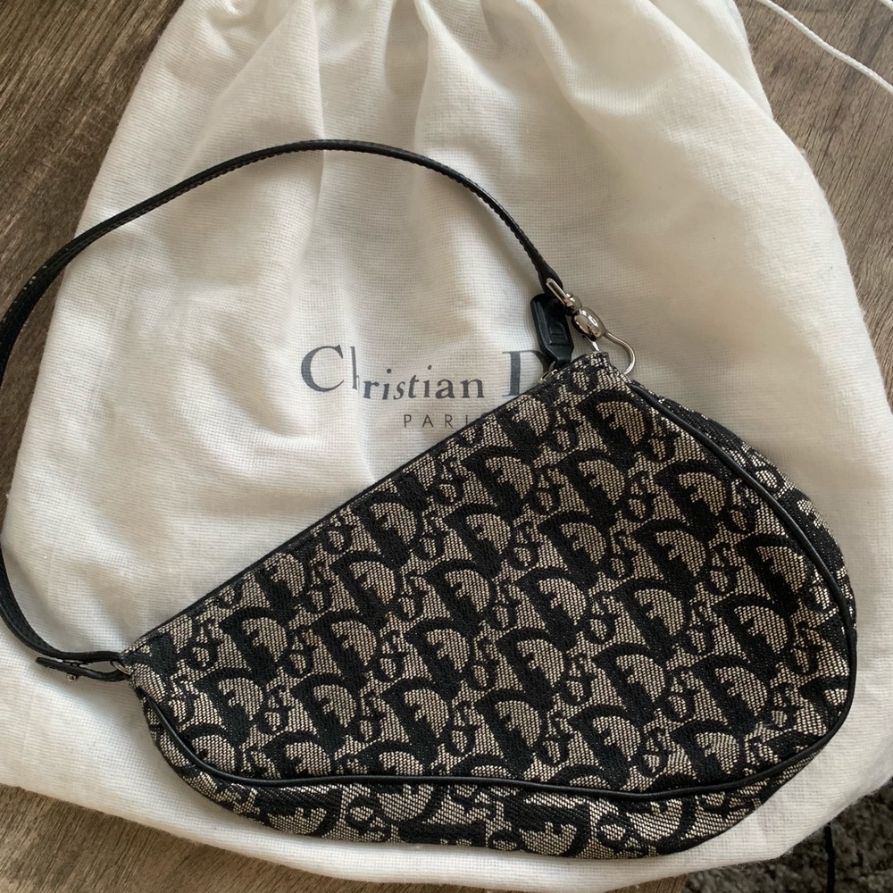 Vintage Dior Mini Saddle Bag